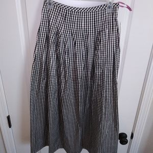 Maggie London Silk Gingham Maxi dress 6